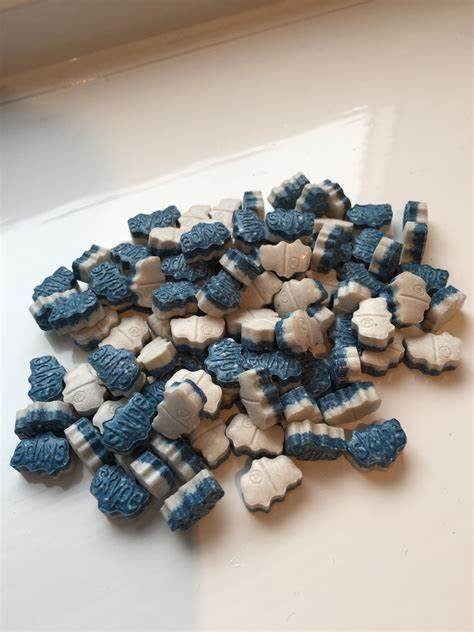 Blue and White SKYPE Mdma 200mg