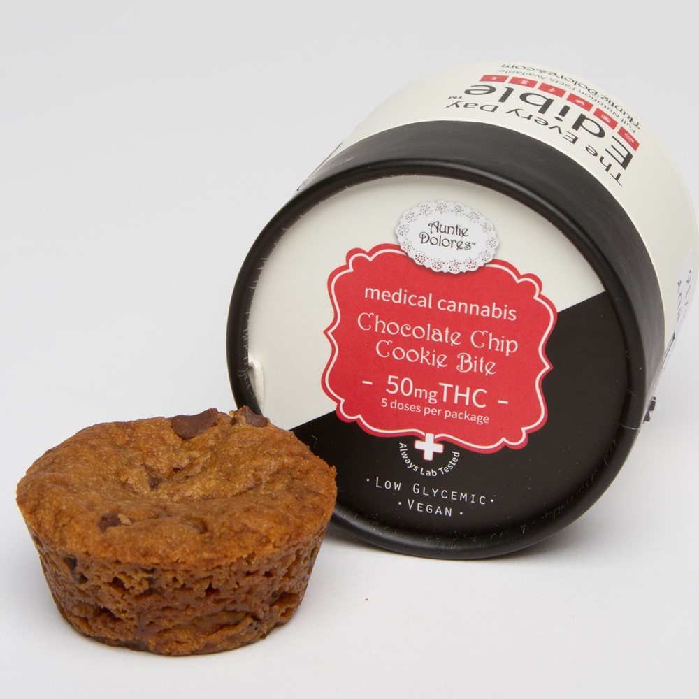 Cannabis Chocolate Chip Cookie Bite
